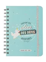 Agenda classique petit format Mr. Wonderful 2022 2023 Semainier Contient des idées des défis et de nombreuses