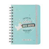 Agenda semainier SAS 17 Rialto - 9 x 17,5 cm - 2020/2021 - Marron - Agenda  année scolaire - Creavea