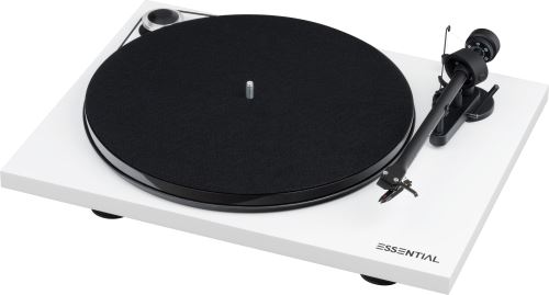 Platine vinyle Projet Essential 3 OM10 Audiophile Blanc