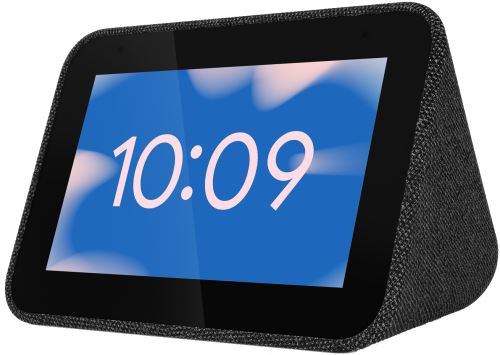Lenovo Smart Clock 4 Verbonden Wekker Zwart met Google Assistant