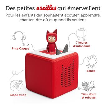 Conteuse Tonies Mon Premier Coffret Toniebox Rouge