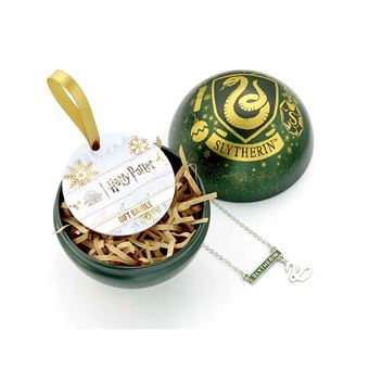 Boule de Noël et collier Genki Corp Wizarding World Slytherin® Harry Potter