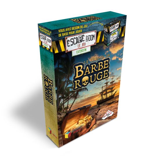 Escape Room Pack Extension Le trésor de Barbe Rouge Identity Game