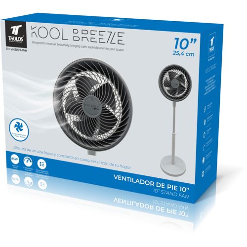 Ventilateur Sur Pied Thulos Th Vn 5007 Wh Blanc
