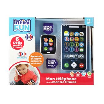 Jeu d'imitation Infinifun Mon téléphone et sa montre fitness - 1