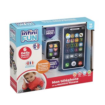 Jeu d'imitation Infinifun Mon téléphone et sa montre fitness