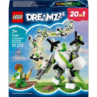 LEGO DREAMZzz Aventures de Z-Blob : robots et vehicules - Des robots pour imaginer et jouer 71487