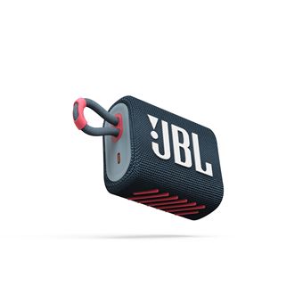 Enceinte portable étanche sans fil Bluetooth JBL Go 3 Bleu et Logo Blanc -  Enceinte sans fil - Achat & prix