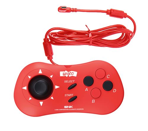 Manette mini Pad Just For Games SNK MVSX Rouge
