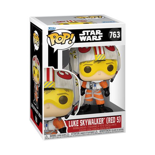 Funko Unisex Jaune Figurine Pop Star Wars Luke Skywalker Red 5 - Image 2