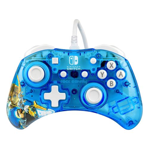 Manette gaming filaire pour Nintendo Switch Pdp Rock Candy Mini Zelda