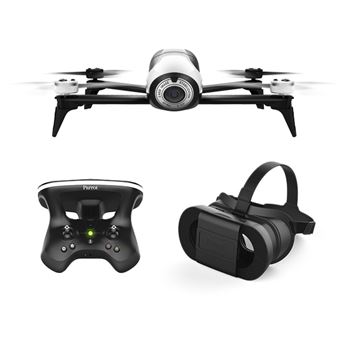 Drone Parrot Bebop 2 Blanc + Skycontroller 2 + Cockpit Glasses