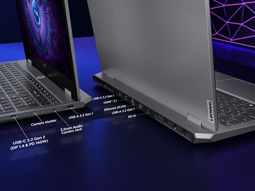 PC Portable Gamer Lenovo LOQ 15IAX9 – 15'' FHD 144Hz, I5-12, RTX 4060, 24 Go RAM, SSD 512 Go