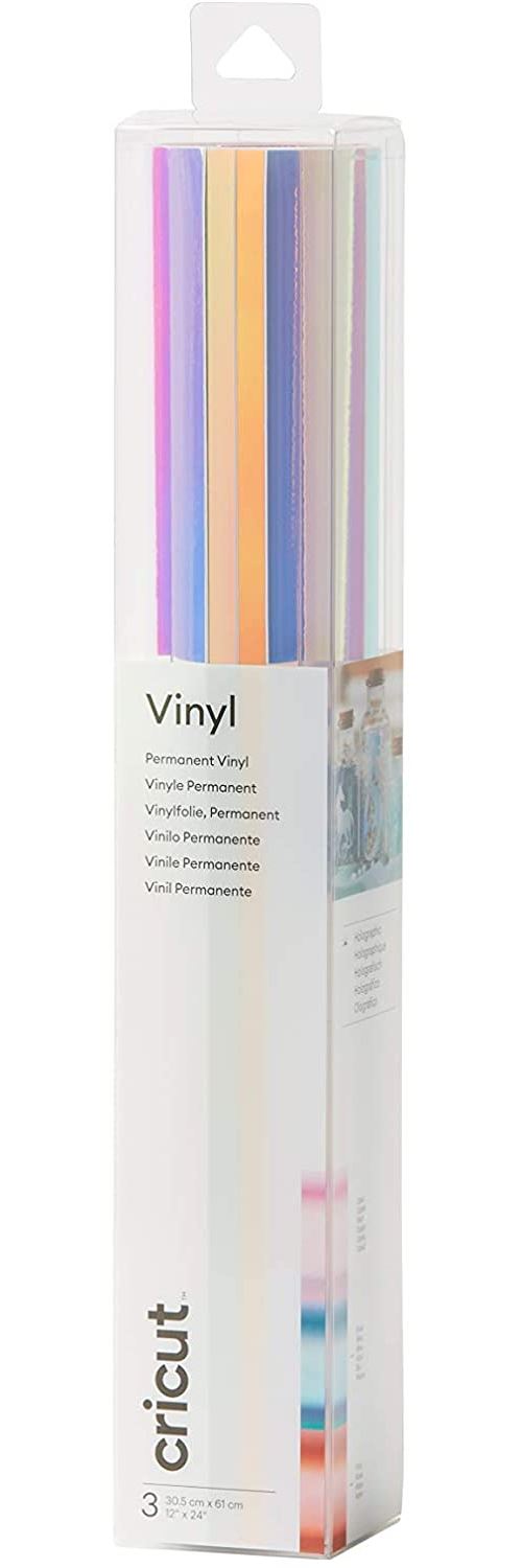 Accessoire Machine de Découpe Cricut 2011657cricut – 3 Feuilles Vinyle Holographiques Permanents