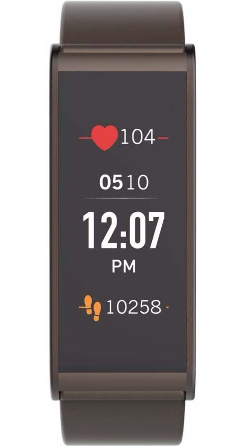 Tracker d'activité MyKronoz ZeFit 4 HR Marron avec capteur de rythme cardiaque