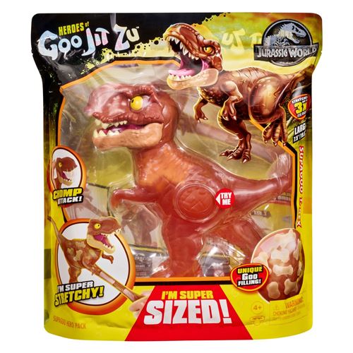 Acheter Grande Figurine Goo Jit Zu T-Rex Jurassic World 21 cm État correct - 13,58 € Grande Figurine Goo Jit Zu T-Rex Jurassic World 21 cm État correct - Goo Jit Zu reconditionné disponible sur Fnac