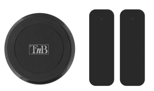 Support Voiture Magnétique T'Nb Noir Pour Smarphone Et Gps