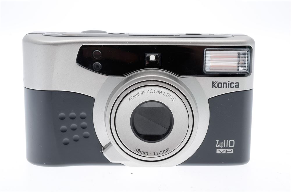 Appareil photo compact argentique Konica ZUp 110 VP noirsilver Reconditionné Appareil