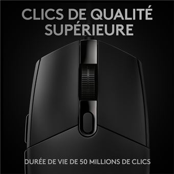 Souris Gaming filaire Logitech G Pro Hero Noir