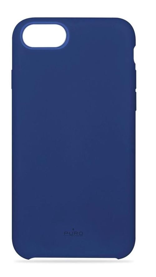 Coque souple bleu Puro Icon pour iPhone 6/6s/7/8/SE 2020