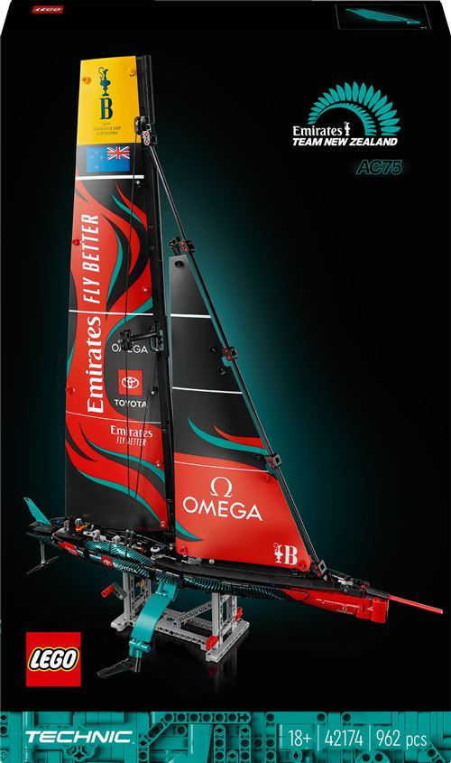 Acheter LEGO® Technic 42174 Yacht Emirates Team New Zealand AC75 État correct - 139,90 € LEGO® Technic 42174 Yacht Emirates Team New Zealand AC75 État correct - reconditionné disponible sur Fnac
