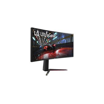 Ecran LED PC gaming LG 38GN950P-B 38" incurvé UWQHD Noir et Rouge