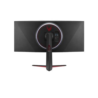 Ecran LED PC gaming LG 38GN950P-B 38" incurvé UWQHD Noir et Rouge