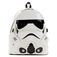 Mini sac à dos lenticulaire Funko Loungefly Star Wars Stormtrooper Blanc et Noir