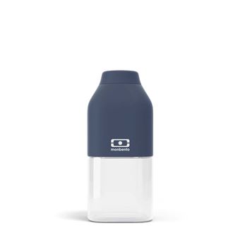 Bouteille de forme carrée Monbento Positive S Bleu Infinity