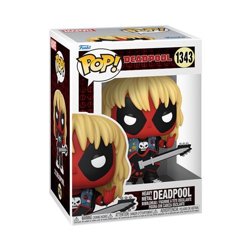 Figurine Funko Pop Marvel Deadpool Metal Band
