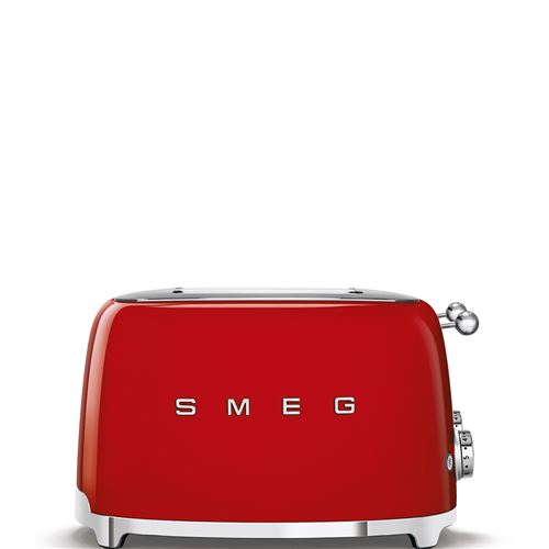 Smeg - Grille-pains 4 fentes 950w rouge tsf03rdeu