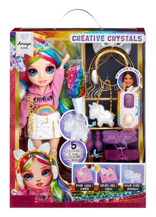 Crystal Fashion Doll Amaya La Boite Rainbow High - vue 4