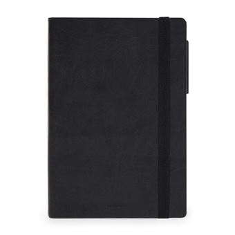 Agenda scolaire semainier Legami Notes Medium 12 x 18 cm 2021-2022 Noir