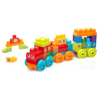 Jeu de construction Mega Bloks Le train des lettres