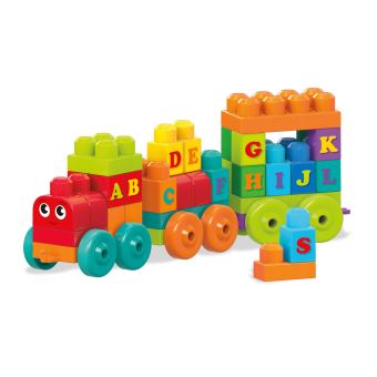 Jeu de construction Mega Bloks Le train des lettres