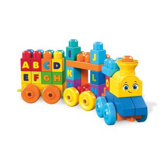 Jeu de construction Mega Bloks Le train des lettres