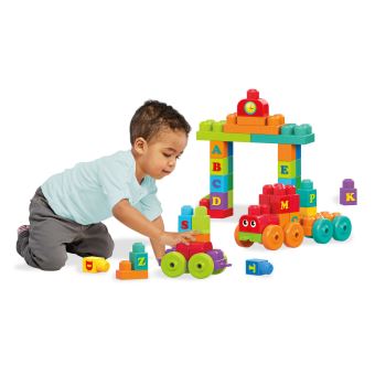 Jeu de construction Mega Bloks Le train des lettres