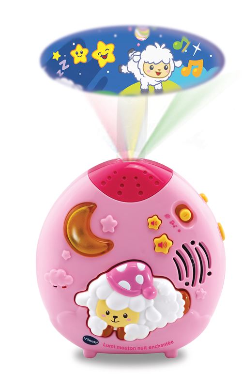 Veilleuse Lumi Mouton nuit enchantée Vtech Rose