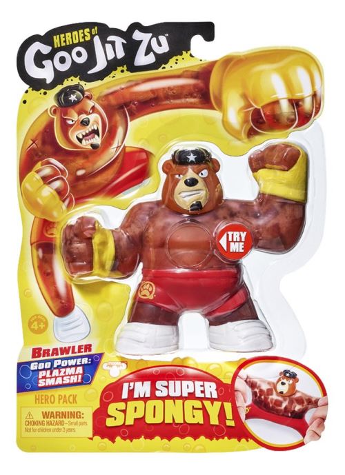 Figurine articulée Héros de Goo Jit Zu Brawler l'ours 11 cm