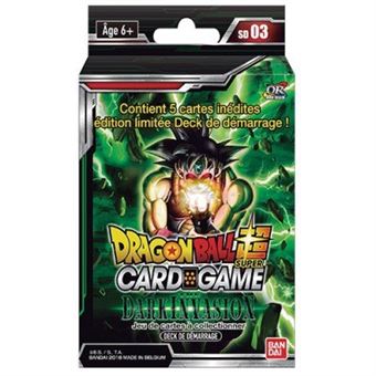 dragon ball super card game dark invasion Deck de démarrage Dragon Ball Super Dark Invasion Bandai