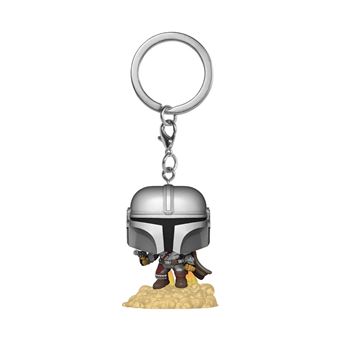 Figurine Funko Pop Keychain Mandalorian Mando with Blaster