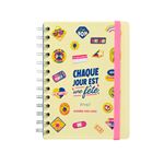 Agenda scolaire Mr. Wonderful 2021 2022 Classique Semainier Chaque jour est une fête