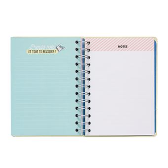 Agenda scolaire Mr. Wonderful 2021 2022 Classique Semainier Chaque jour est une fête