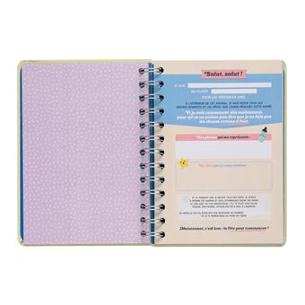 Agenda scolaire Mr. Wonderful 2021 2022 Classique Semainier Chaque jour est une fête