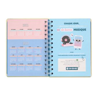 Agenda scolaire Mr. Wonderful 2021 2022 Classique Semainier Chaque jour est une fête