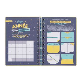 Agenda scolaire Mr. Wonderful 2021 2022 Classique Semainier Chaque jour est une fête