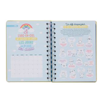 Agenda scolaire Mr. Wonderful 2021 2022 Classique Semainier Chaque jour est une fête