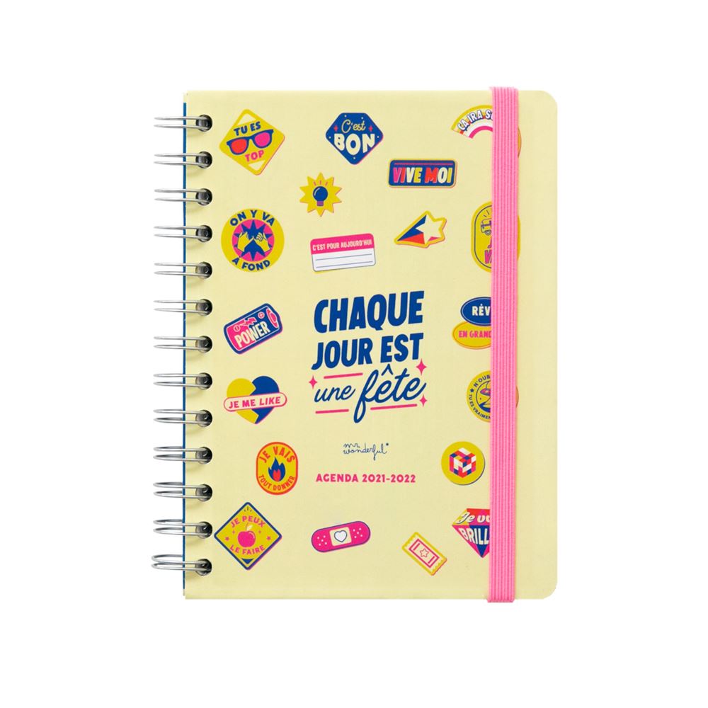 Agenda Oxford Funny Pets 12x18cm 1 Jour Par Page 352 Pages Sept 23-Sept 24 Chat