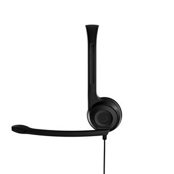 EPOS PC 5 CHAT - Micro-casque - sur-oreille - filaire - jack 3,5mm - noir