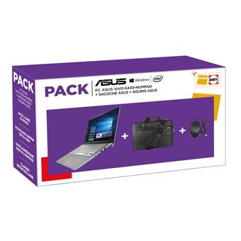 Pack Asus VivoBook S430 Numpad 14’’ + Sacoche + Souris - 1